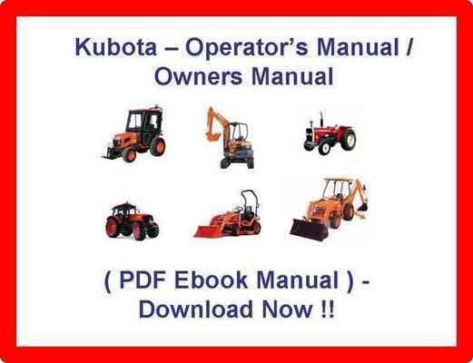 Kubota b21 operators manual pdf free
